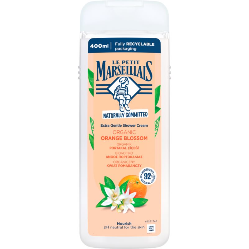 Le Petit Marseillais Organic Orange Blossom krémový sprchový gél 400 ml