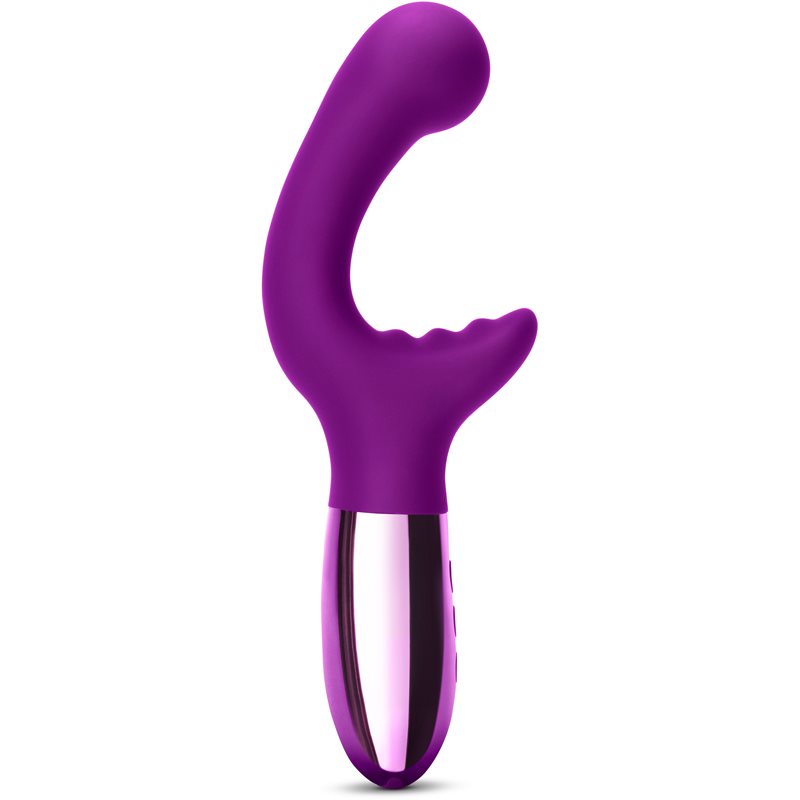 Le Wand Xo Vibromasseur Muni D’un Stimulateur Clitoridien Purple 18,8 Cm