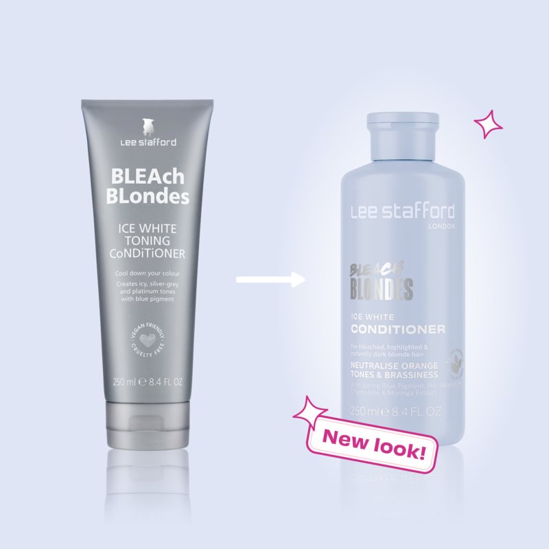 Lee Stafford Bleach Blondes Ice White Conditioner For Cool Blondes 250 Ml