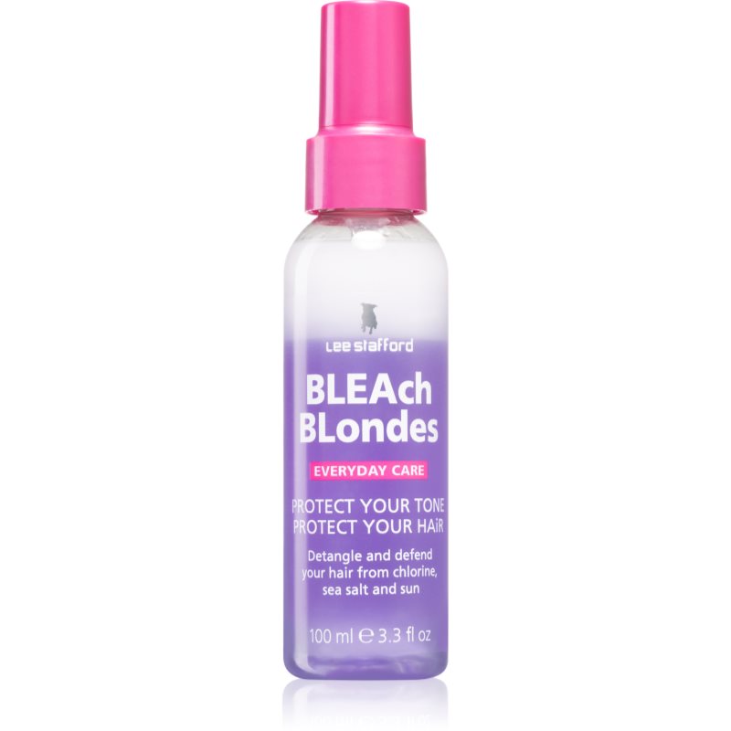 Lee Stafford Bleach Blondes schützendes Spray gegen UV-Strahlung für blondes und meliertes Haar 100 ml