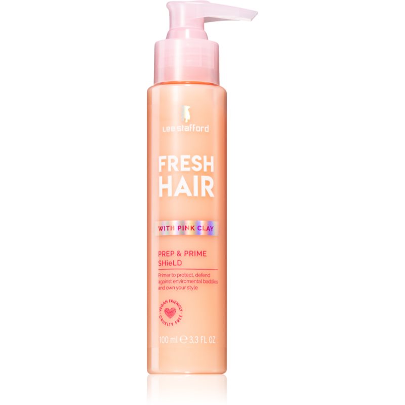 Lee Stafford Fresh Hair Pink Clay Protective Serum For All Hair Types 100 Ml