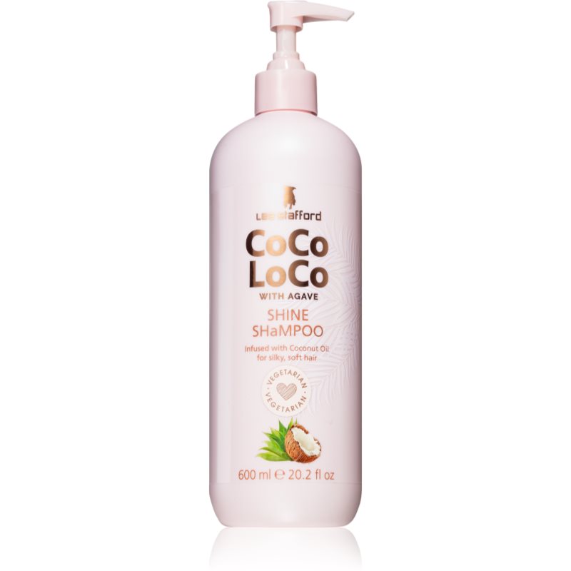 Lee Stafford CoCo LoCo šampon pro lesk a hebkost vlasů 600 ml