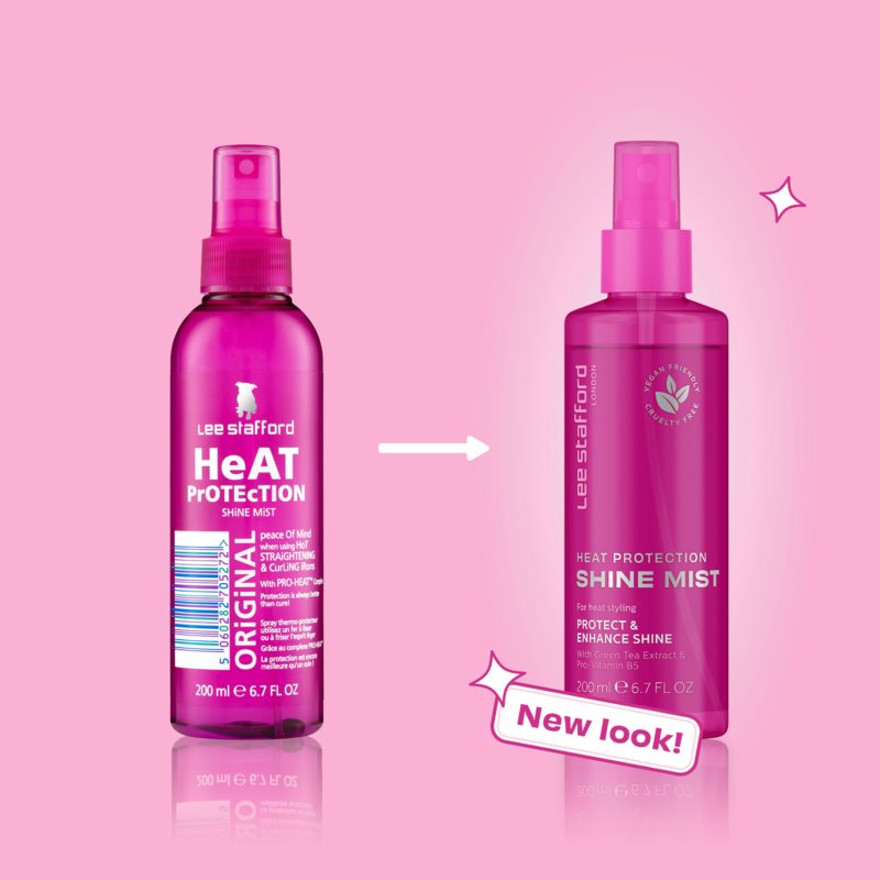 Lee Stafford Styling Heat Protection Shine Mist heat protection hair spray 200 ml