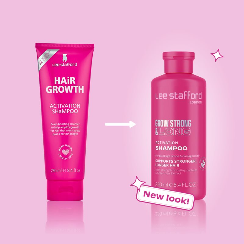 Lee Stafford Grow Strong & Long hair shampoo for hair growth and strengthening from the roots 250 ml