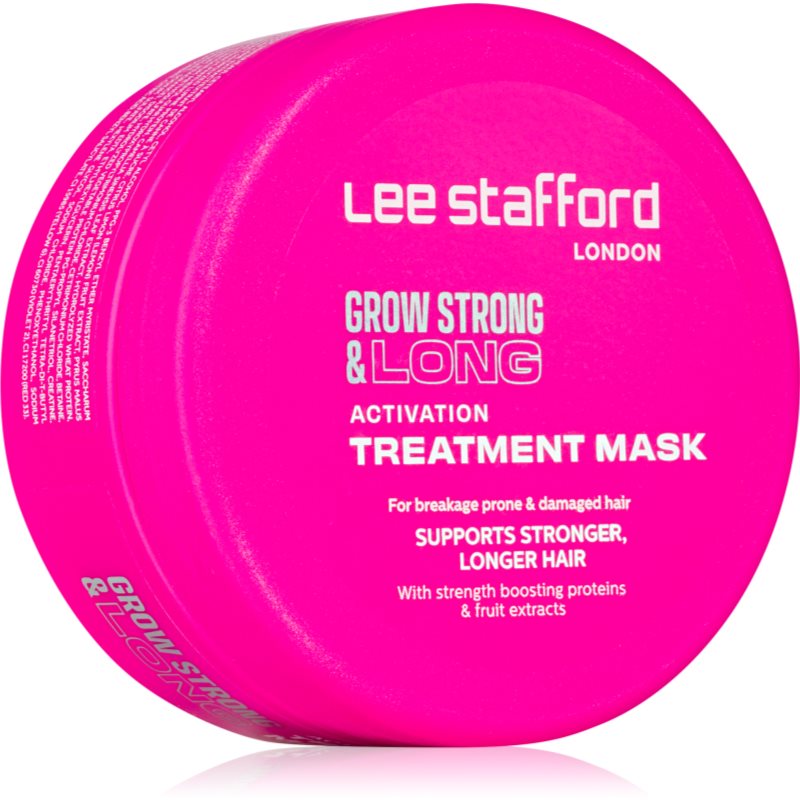 Lee Stafford Grow Strong & Long Activation Treatment Mask haj maszk hajtöredezés ellen 200 ml