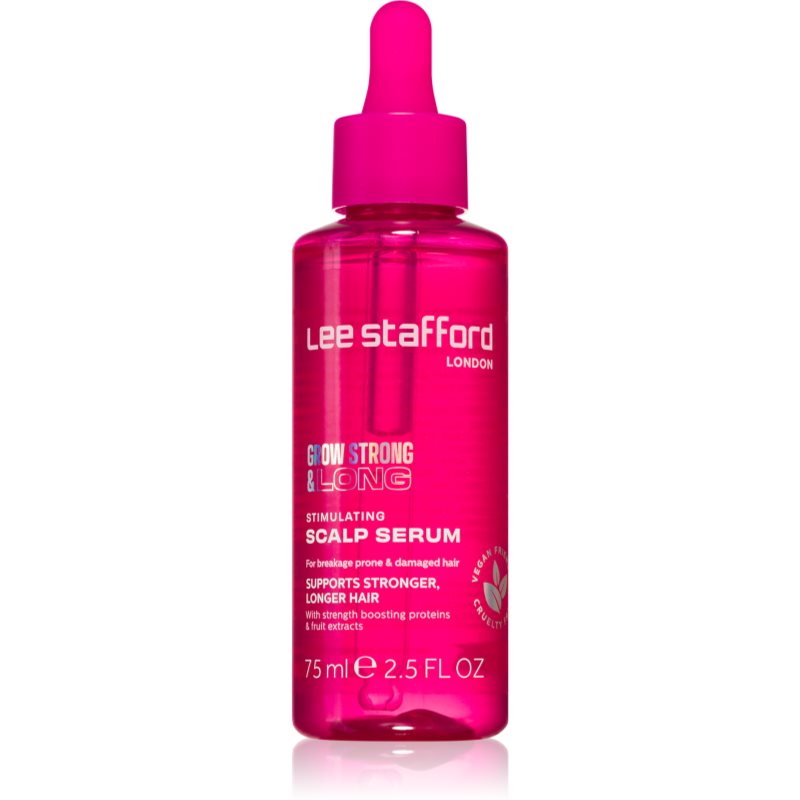 Lee Stafford Grow It Longer Stimulating Scalp Serum Fortifying Serum To Support Hair Growth 75 Ml