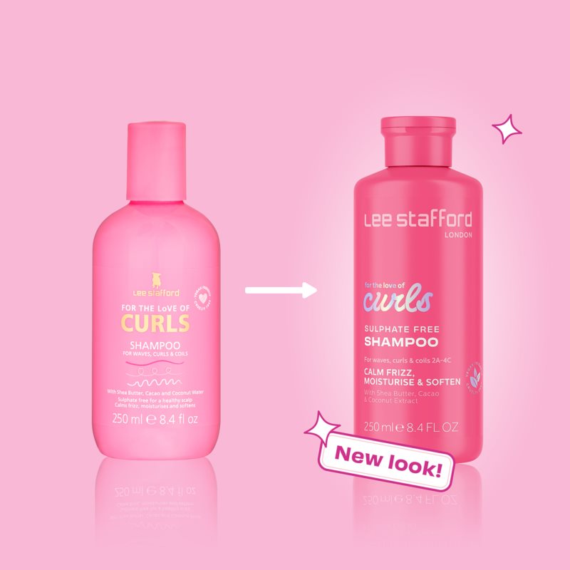 Lee Stafford For The Love Of Curls Shampoo shampoo for wavy and curly hair 250 ml