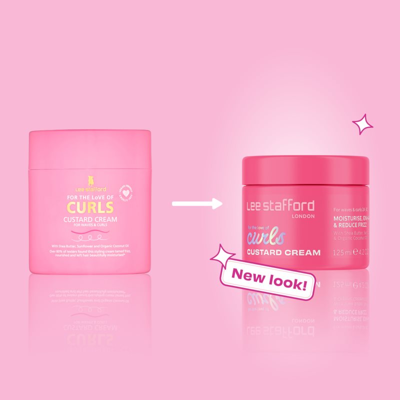 Lee Stafford For The Love Of Curls Custard Cream Crème Coiffante Définition Des Boucles 125 Ml