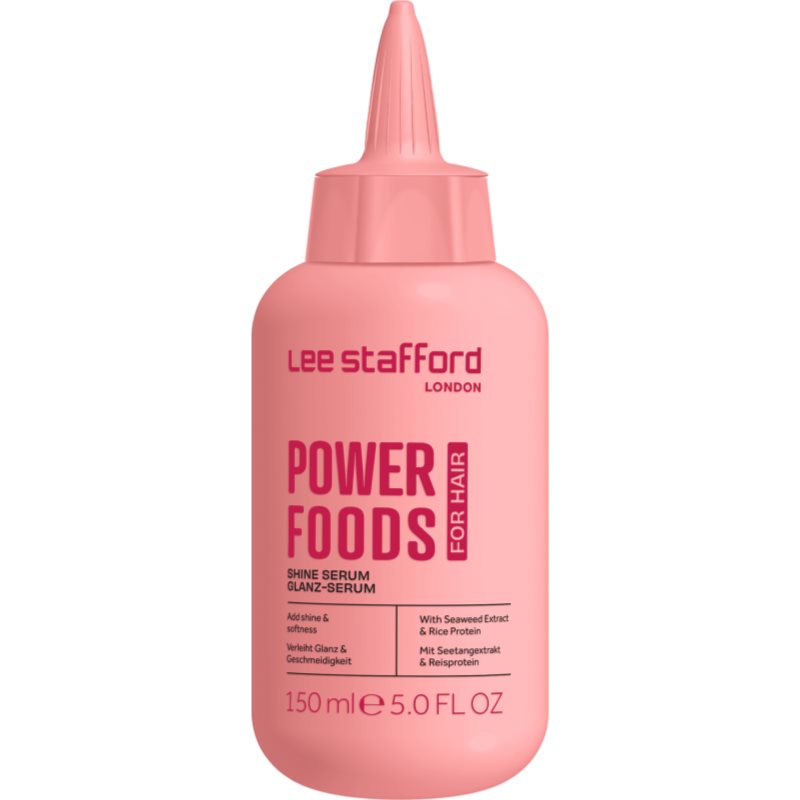 Lee Stafford Powerfoods Shine Treatment sérum pro lesk a hebkost vlasů 150 ml