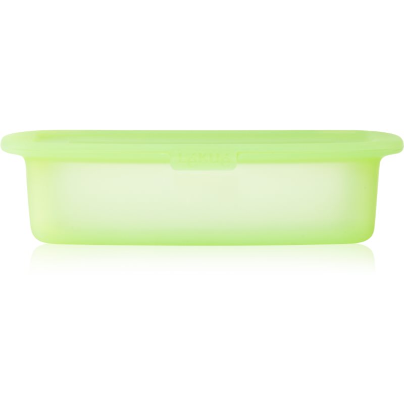Lékué Reusable Silicone Box Container For Food Storage Colour Translucent Green 500 Ml