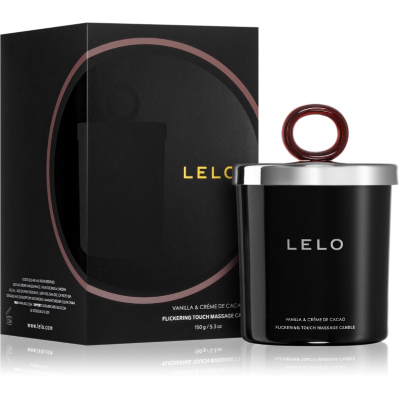 Lelo Flickering Touch Massage Candle масажна свічка Vanilla & Creme De Cacao 100 гр