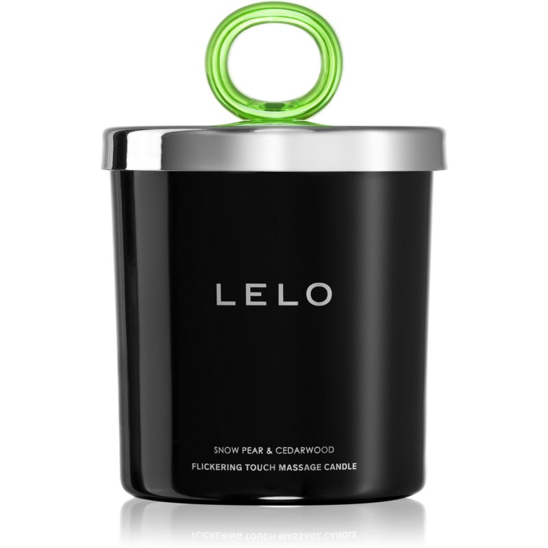 Lelo Flickering Touch Massage Candle масажна свічка Snow Pear & Cedarwood 100 G 100 гр