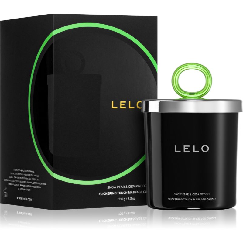 Lelo Flickering Touch Massage Candle масажна свічка Snow Pear & Cedarwood 100 G 100 гр