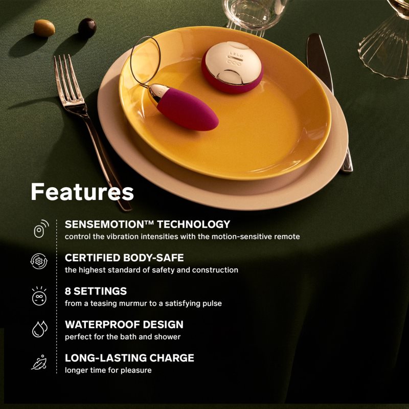 Lelo Lyla 2 vibrační vajíčko Black 8 cm (obrázek 3)