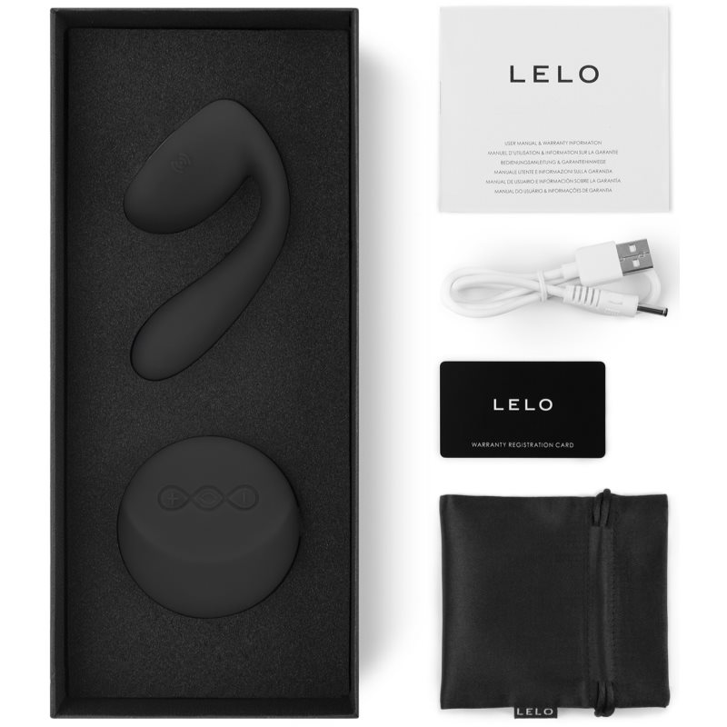 Lelo Ida парний вібратор Black 10 см