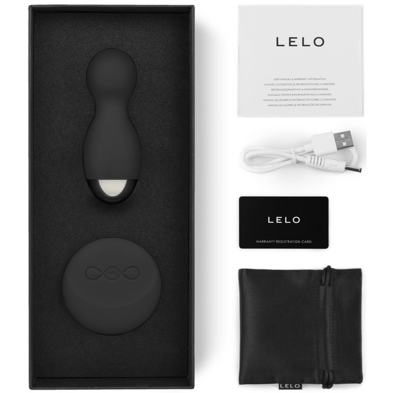 Lelo Hula Beads вагінальні кульки вібраційний Black 10 см