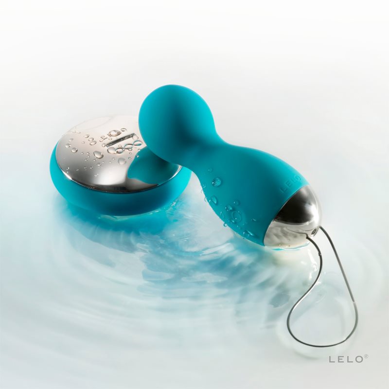 Lelo Hula Beads Boules De Kegel à Vibrations Ocean Blue 10 Cm