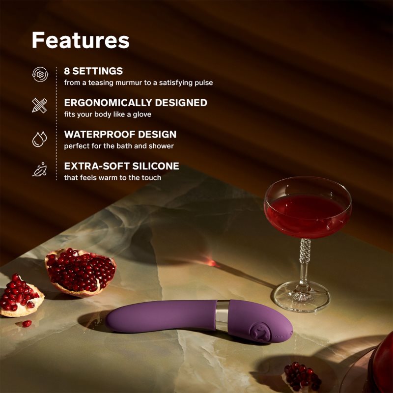 Lelo Elise 2 vibrátor Black 22 cm (obrázek 5)
