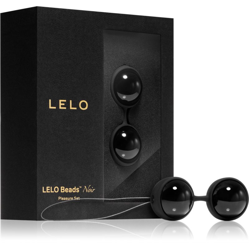 Lelo Luna Beads Noir вагінальні кульки 3 см