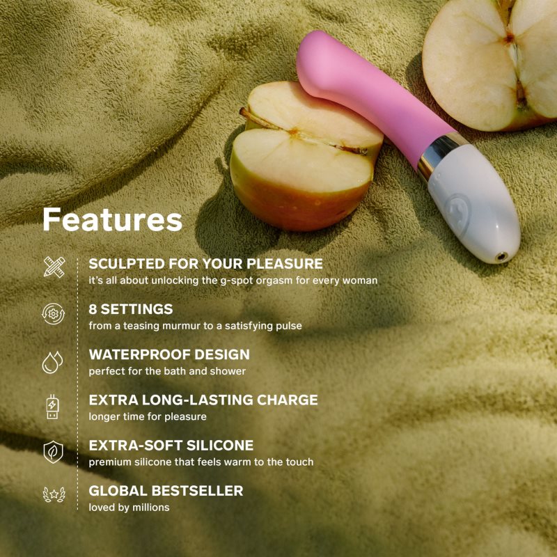 Lelo Gigi 2 vibrátor Cool Grey 16,5 cm (obrázek 4)