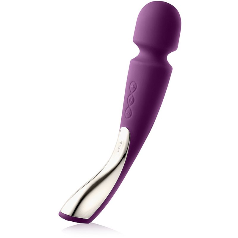 

Lelo Smart Wand Massager Medium масажні насадки та вібратор Plum