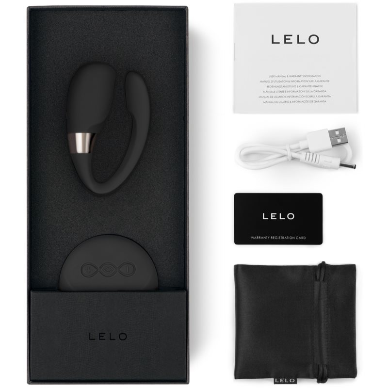 Lelo Tiani 3 Vibromasseur Pour Couples Black 8 Cm