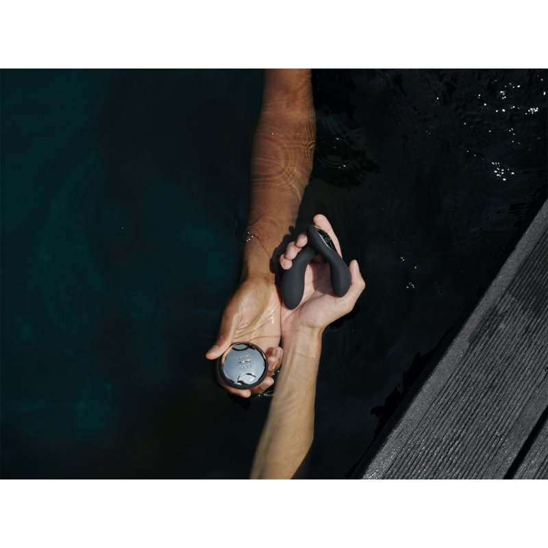 Lelo Hugo Prostate Massager Plug Anal à Vibrations Black 11.5 Cm