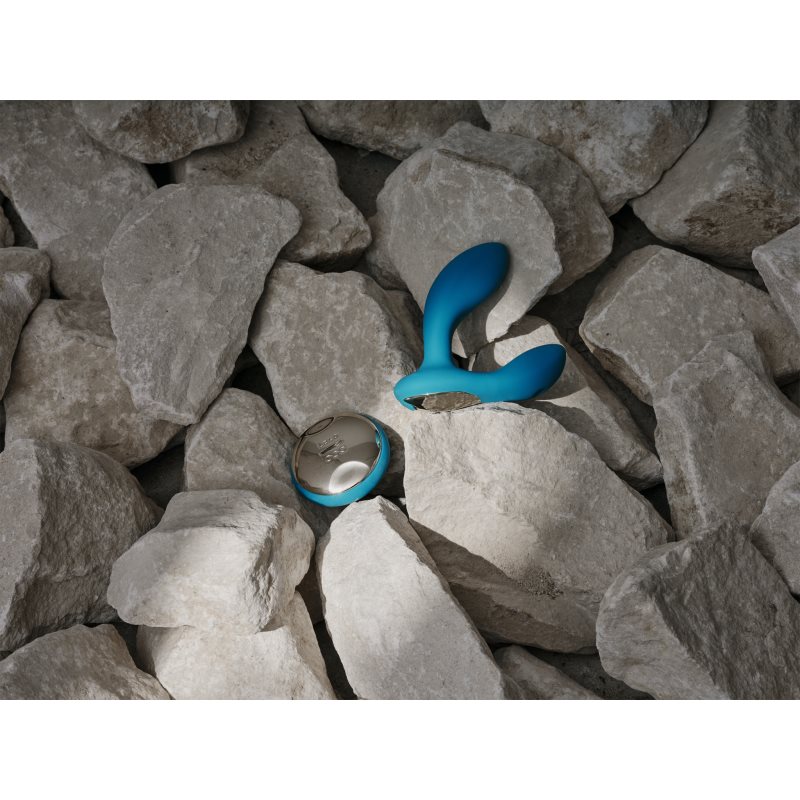 Lelo Hugo Prostate Massager Plug Anal à Vibrations Ocean Blue 11.5 Cm