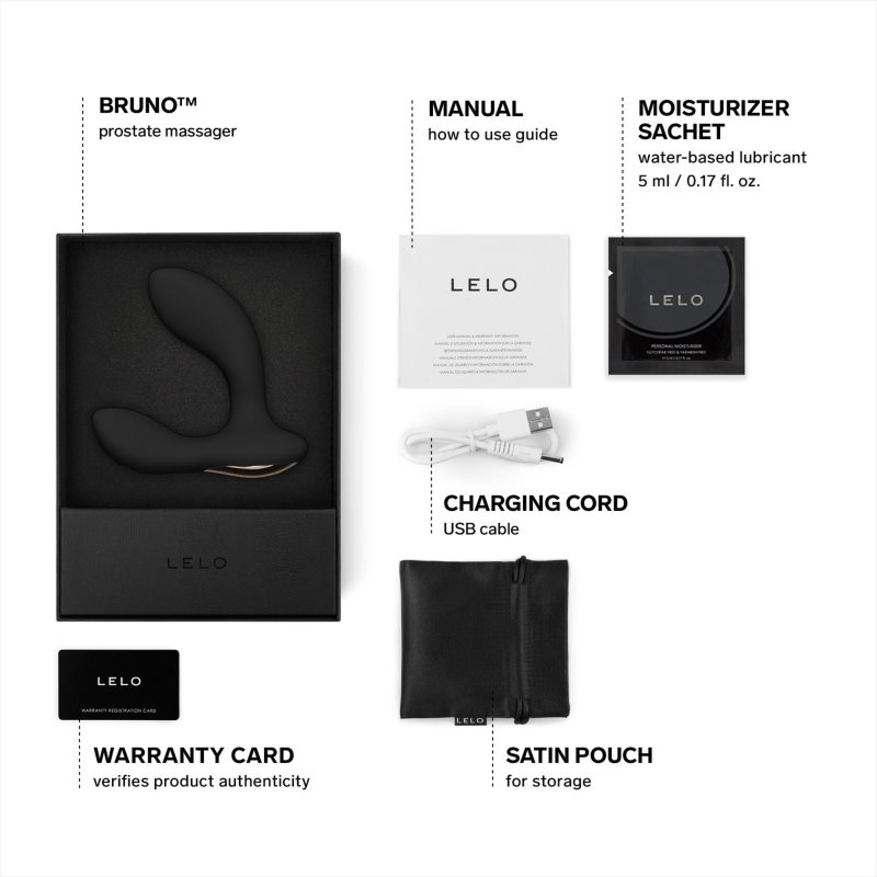 Lelo Bruno Prostate Massager anální kolík 11 cm (obrázek 6)