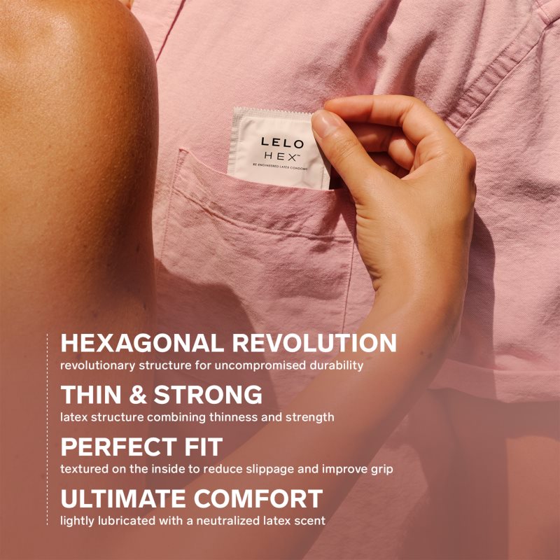 Lelo Hex Original kondomy 3 ks (obrázek 4)