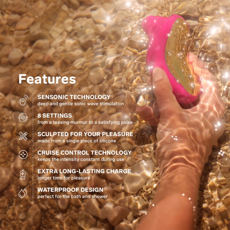 Lelo Sona Cruise stimulátor klitorisu 11,5 cm.