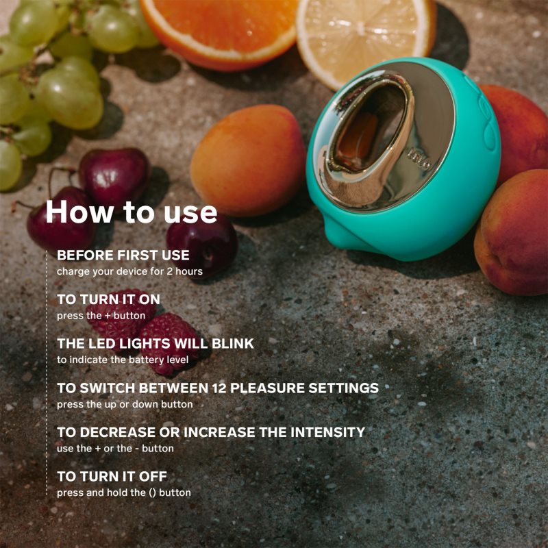 Lelo Ora 3 stimulátor Midnight Blue 8 cm (obrázek 5)