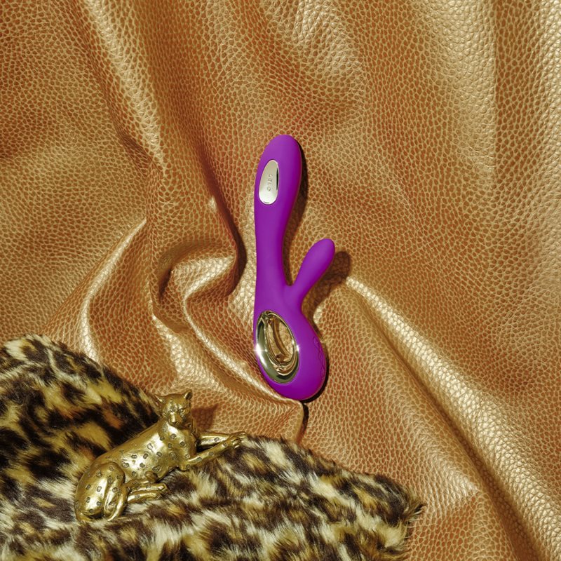 Lelo Soraya Wave Vibromasseur Muni D’un Stimulateur Clitoridien Deep Rose 21,5 Cm