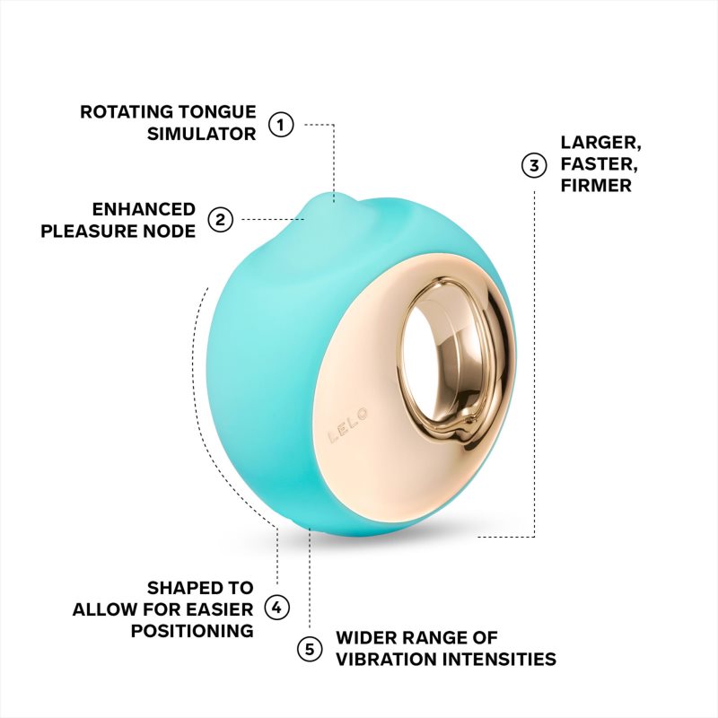 Lelo Ora 3 stimulátor Aqua 8 cm (obrázek 5)