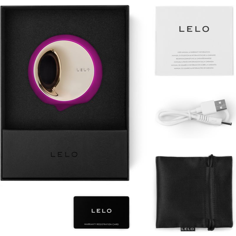 Lelo Ora 3 Stimulateur Deep Rose 8 Cm