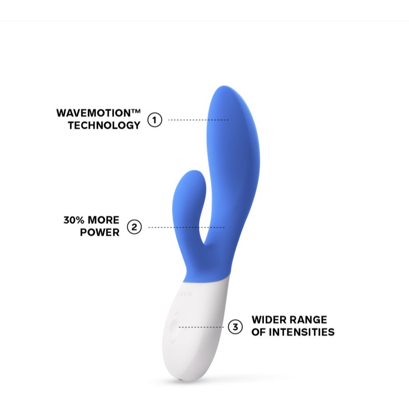 Lelo Ina Wave 2 vibrátor so stimulátorom klitorisu 10,5 cm (obrázok 3)