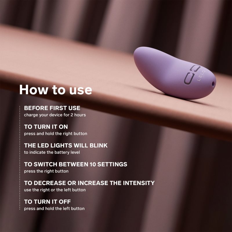 Lelo Lily 3 stimulátor Dark Plum 7,4 cm (obrázek 5)