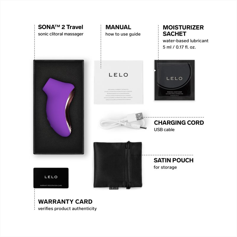 Lelo Sona 2 Travel stimulátor klitorisu 8.9 cm (obrázok 3)