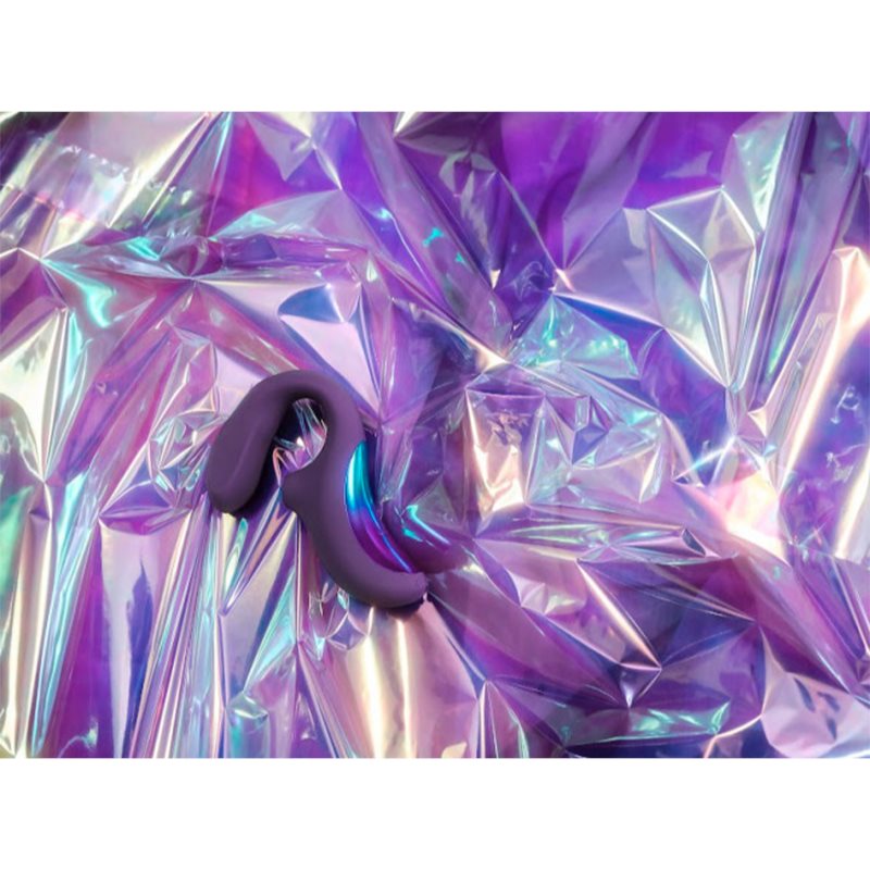 Lelo Enigma Wave Dual Stimulation Vibromasseur Muni D’un Stimulateur Clitoridien Cyber Purple 18,2 Cm