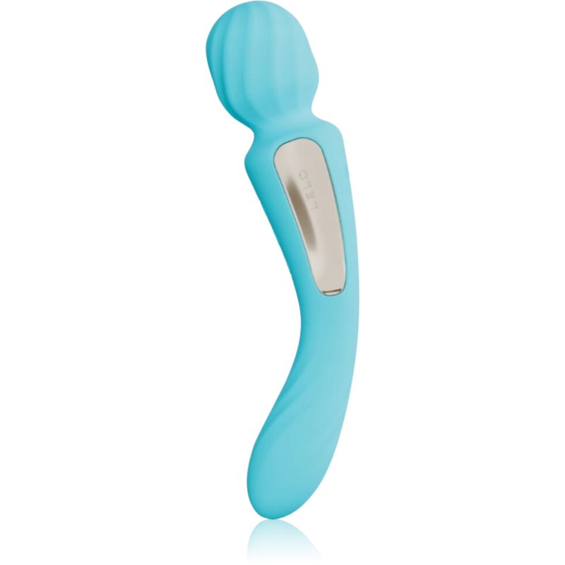 Lelo Switch 2v1 masážní hlavice a vibrátor Blue 21.3 cm
