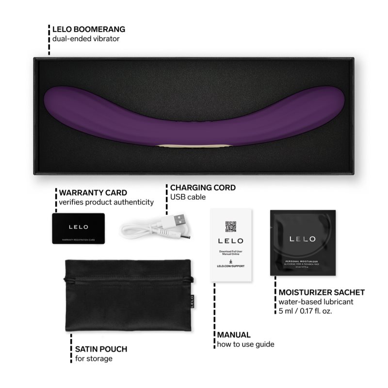 Lelo Boomerang vibrátor dvojitý 28.1 cm (obrázek 7)
