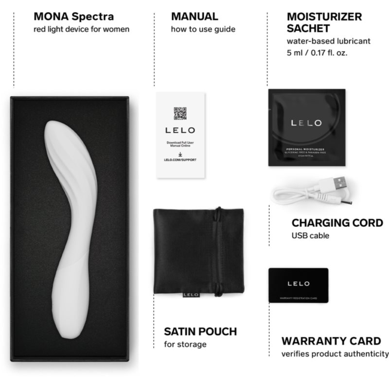 Lelo Mona Spectra vibrátor na bod G 19.5 cm (obrázek 3)