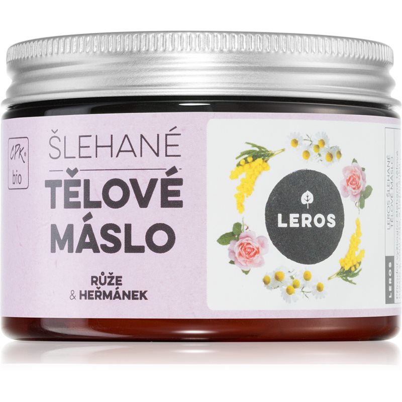 E-shop Leros Tělové máslo růže & heřmánek hydratační péče 150 ml