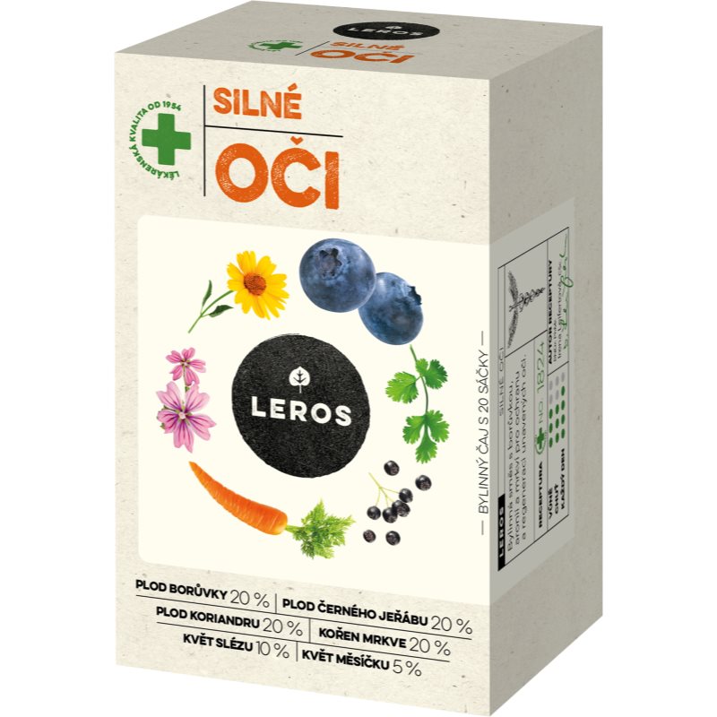Leros Silné oči bylinný čaj 20 ks
