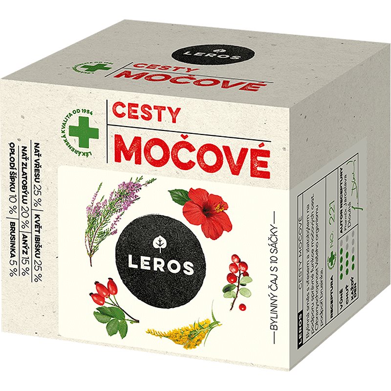 Leros Cesty močové bylinný čaj 10x1,5 g