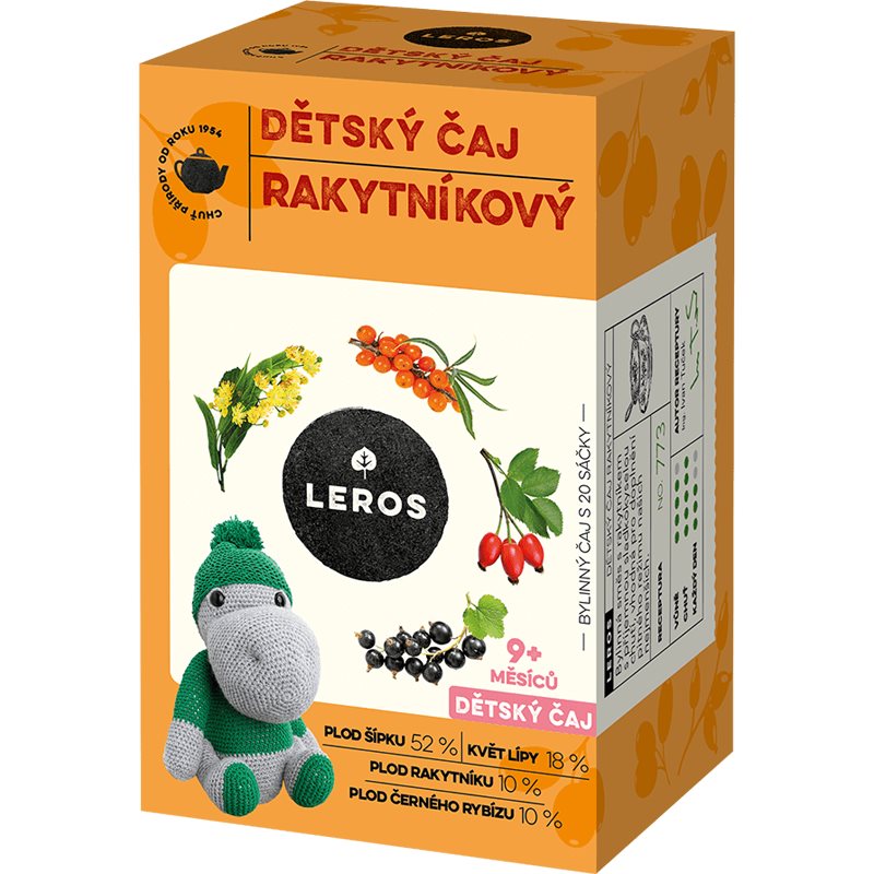 Leros Detský čaj Rakytníkový ovocný čaj 20x2 g kúpite na Notino.sk
