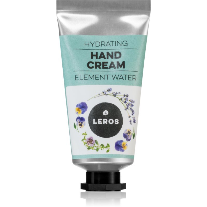 Leros Element Water Violet & Lavender зволожуючий крем для рук для заспокоєння шкіри 30 мл