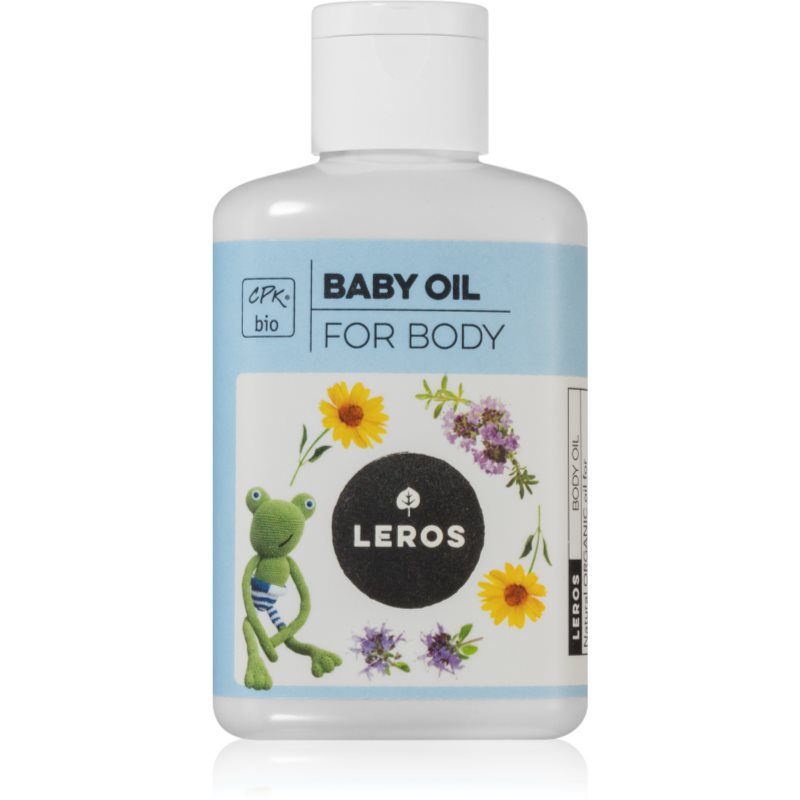 E-shop Leros BIO Baby oil divoký tymián & měsíček masážní olej pro dětskou pokožku 100 ml