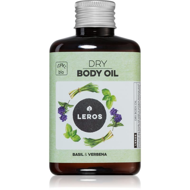 Leros Dry body oil bazalka & verbena suchý olej 100 ml