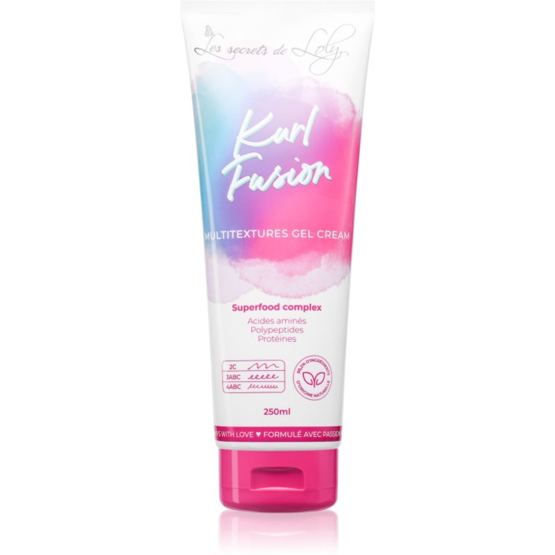 Les Secrets De Loly Kurl Fusion stylingový krémový gel s hydratačním účinkem 250 ml